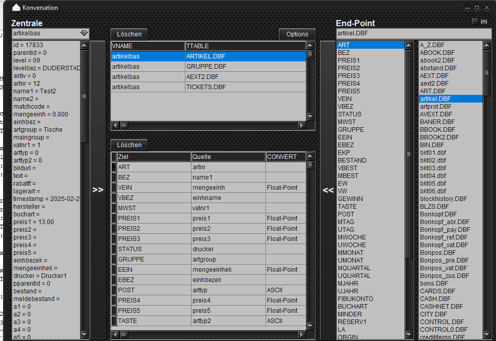 XML-Datenverknüpfung in MaxTransit